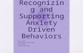 Filling an Empty Emotional Tank- Recognizing and Supporting Anxiety Driven Behaviors Fall 2013 Catherine Bartelman Liz Blair Linda Warning.