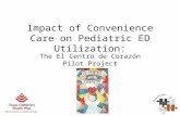 Impact of Convenience Care on Pediatric ED Utilization: The El Centro de Corazón Pilot Project.