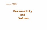 PersonalityandValues Chapter FOUR. The Nature of Personality Personality Gordon Allport defined personality as “the dynamic organization within the individual.