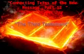 “Connecting Terms of the New Message” Part 12 “Terms for Our Day”