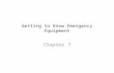 Getting to Know Emergency Equipment Chapter 7. Objectives List the three things all newly hired lab personnel should know related to lab safety. Describe.