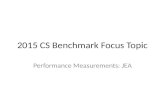 2015 CS Benchmark Focus Topic Performance Measurements: JEA.