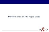 P1 Performance of HIV rapid tests. P2 Learning objectives What are HIV rapid tests? How to perform HIV rapid tests?