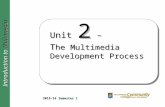 Introduction to Multimedia Unit 2 – T he Multimedia Development Process 2015-16 Semester 1.