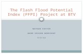 NATHAN FOSTER WARM SEASON WORKSHOP 5/2/12 The Flash Flood Potential Index (FFPI) Project at BTV.