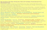 © Cengage Learning 2015 War On Words: NYC Dept. Of Education Wants 50 ‘ Forbidden ’ Words Banned From Standardized Tests Words that suggest wealth are.