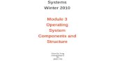 IT 344: Operating Systems Winter 2010 Module 3 Operating System Components and Structure Chia-Chi Teng ccteng@byu.edu 265G CTB.