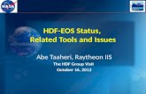 1 HDF-EOS Status, Related Tools and Issues. 2 Overview.