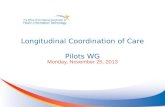 Longitudinal Coordination of Care Pilots WG Monday, November 25, 2013.