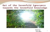 Out of the Sevenfold Ignorance towards the Sevenfold Knowledge Garry Jacobs 1.