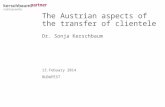 Dr. Sonja Kerschbaum The Austrian aspects of the transfer of clientele 13.Febuary 2014 BUDAPEST.