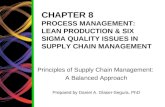 CHAPTER 8 PROCESS MANAGEMENT: LEAN PRODUCTION & SIX SIGMA QUALITY ISSUES IN SUPPLY CHAIN MANAGEMENT Principles of Supply Chain Management: A Balanced Approach.