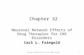 1 Copyright © 2014 Elsevier Inc. All rights reserved. Chapter 32 Neuronal Network Effects of Drug Therapies for CNS Disorders Carl L. Faingold.