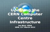 Updating the CERN Computer Centre Infrastructure Ian Bird, CERN GDB, 21 st March 2012.