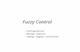 Fuzzy Control –Configuration –Design choices –Takagi-Sugeno controller.