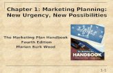 Chapter 1: Marketing Planning: New Urgency, New Possibilities The Marketing Plan Handbook Fourth Edition Marian Burk Wood 1-1.
