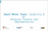 Smart Meter Texas: Usability & UX Analysis Process and Implementation.