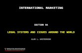 INTERNATIONAL MARKETING SECTION 9A LEGAL SYSTEMS AND ISSUES AROUND THE WORLD ALAN L. WHITEBREAD.