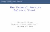 The Federal Reserve Balance Sheet Warren B. Hrung Monetary Projections Staff January 13, 2010.