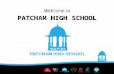 Welcome to PATCHAM HIGH SCHOOL. Welcome to Key Stage 4.