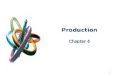 Production Chapter 6 1. Production The theory of the firm describes how a firm makes cost-minimizing production decisions and how the firm’s resulting.