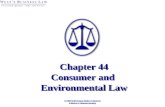 Chapter 44 Consumer and Environmental Law. § 1: Consumer Law Areas of Consumer Law Regulated by Statutes: Deceptive Advertising. Labeling and Packaging.