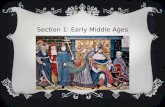 SECTION 1: EARLY MIDDLE AGES. Describe how Germanic tribes carved Europe into small kingdoms after the collapse of the western Roman Empire. Explain how.