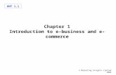 © Marketing Insights Limited 2004 OHT 1.1 Chapter 1 Introduction to e-business and e-commerce.