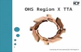 OHS Region X TTA Created by ICF International for OHS Region X.
