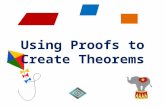 Using Proofs to Create Theorems. Understand the “Flow” of Logic If you prove a fact for a category of objects, then you prove something for every object.