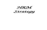 HRM Strategy. Strategy: 1.The process of determining & articulating the organisation’s: vision, mission, values, goals & objectives, and its internal.