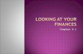 Chapter 9.1.  Clarifying your financial goals and what you need to do to reach them.