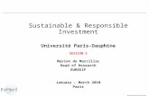 Mpc/presentations/RIN.ppt Sustainable & Responsible Investment Université Paris-Dauphine SESSION 2 Marion de Marcillac Head of Research EUROSIF January.