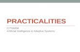 PRACTICALITIES CITS4404 Artificial Intelligence & Adaptive Systems.
