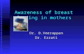 Awareness of breast feeding in mothers Dr. D.Veerappan Dr. Ezzati.