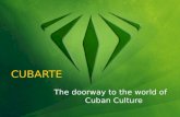 CUBARTE The doorway to the world of Cuban Culture.