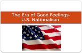 Sasso US I The Era of Good Feelings- U.S. Nationalism.