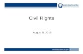 Civil Rights August 5, 2015  >