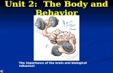 Unit 2: The Body and Behavior The importance of the brain and biological influence!