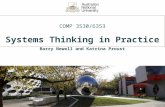 COMP 3530/6353 Systems Thinking in Practice Barry Newell and Katrina Proust.