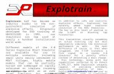 Explotrain ® Survive the Blast…...Survive the Encounter™  information@explotrain.com (850) 862-5344information@explotrain.com Explotrain.