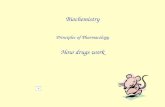 Biochemistry Principles of Pharmacology How drugs work.
