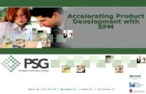 Accelerating Product Development with EPM.  om PSG Services 25 public & private enrollment courses PMI Registered Educational Provider Partnership.