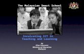 The Malaysian Smart School Inculcating ICT in Teaching and Learning by Gina Lammert Ministry of Education Malaysia.