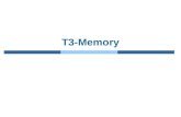 T3-Memory. 3.2 Index Memory management concepts Basic Services Program loading in memory Dynamic memory HW support  To memory assignment  To address.
