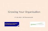 Growing Your Organisation 6 th July 2010 – AFC Bournemouth.