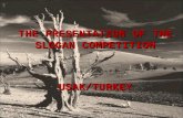 THE PRESENTATION OF THE SLOGAN COMPETITION USAK/TURKEY.
