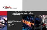 Supply Chain Solutions Moving Parts: Achieving Perfection in Supply Chain Management Creating a Perfect Information Utility for Part Movement Vicki O’Meara.