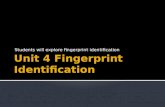 Students will explore fingerprint identification.