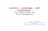 Losses, Leverage, and Liquidity The Road Ahead for Risk Management Carl Tannenbaum Vice President, Risk Specialist Division Federal Reserve Bank of Chicago.